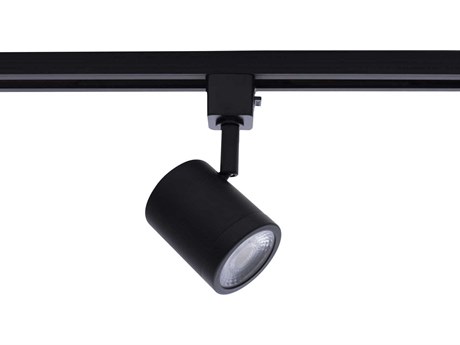 WAC Lighting Charge 1-Light Black Glass LED Cylinder Spot Light