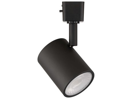WAC Lighting Charge 1-Light White Black Cylinder Spot Light