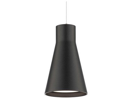 WAC Lighting Twist-N-Lite 1-Light Black Mini Pendant