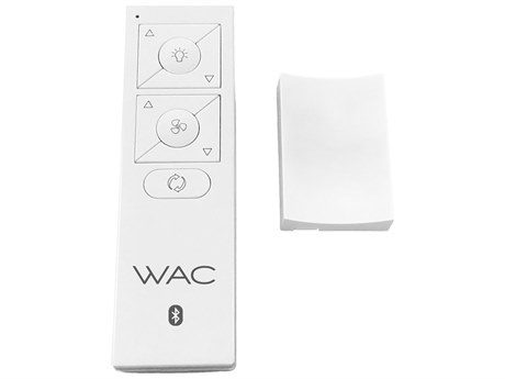 WAC Lighting Wireless Bluetooth Fan Remote Control with Wall Cradle