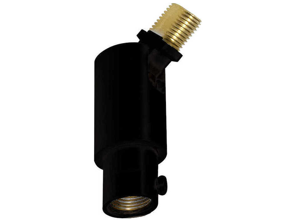 WAC Lighting Black Sloped Ceiling Adapter for Suspension Kit | WACSK14BK