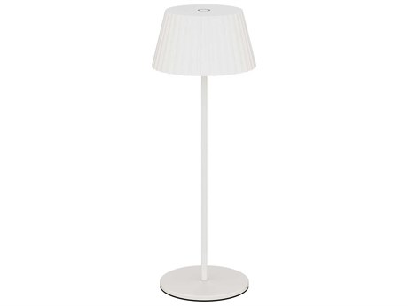 WAC Lighting Pleat White Polycarbonate Table Lamp