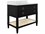 Worlds Away White Carrara Marble / Cerused Oak Vanity  WACUTLERCO