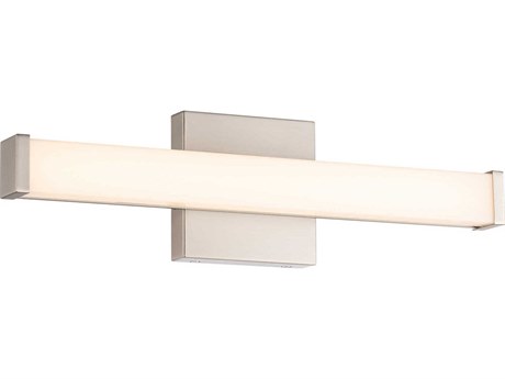 WAC Lighting Slim 1-Light Brushed Nickel Vanity Light