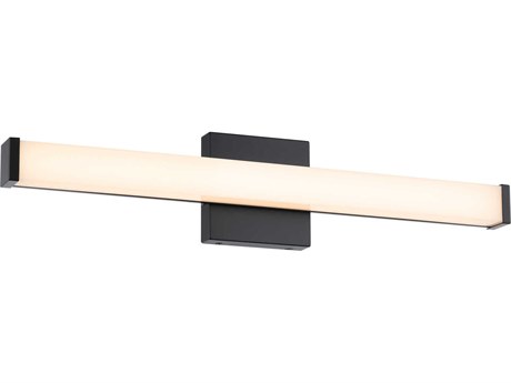 WAC Lighting Slim 1-Light Black Vanity Light