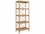 Worlds Away Rattan Light Blue Etagere  WADANIELLELB