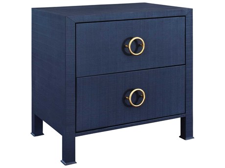 Worlds Away Rectangular Wood End Table