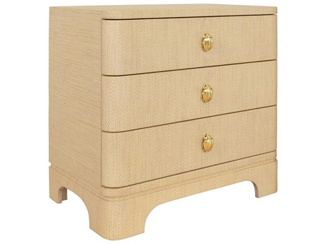 Worlds Away Rectangular Wood End Table
