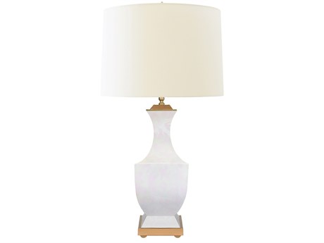 Worlds Away Pink Buffet Lamp