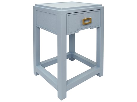 Worlds Away Rectangular Wood End Table
