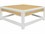 Worlds Away Square Wood Coffee Table  WALOCKLINLB