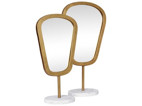 Worlds Away Dresser Mirror Oval