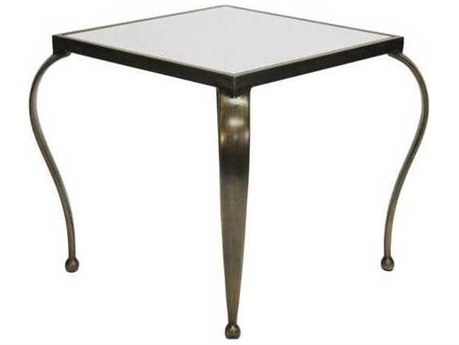 Worlds Away Square End Table