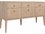 Worlds Away 58'' Glossy White Lacquer Brass Sideboard  WAPALMERWH