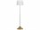 Worlds Away 64" Tall Cerused Oak Brushed Brass Brown Floor Lamp  WASTANTONCO