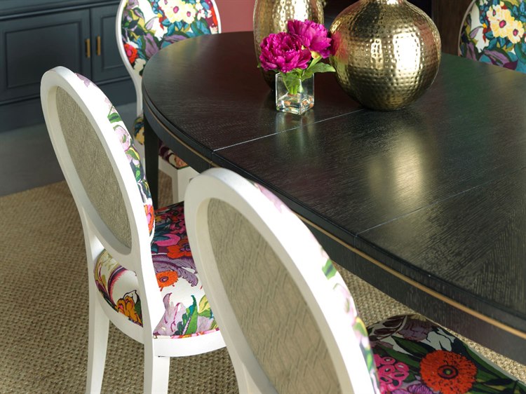 Woodbridge Lynn 78118" Oval Slate Dining Table WBF509138