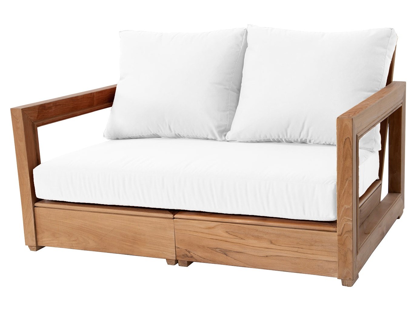 Willow Creek Designs Chatsworth Teak Outdoor Loveseat