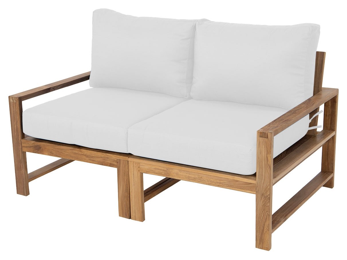 Willow Creek Designs Newport Teak Outdoor Loveseat