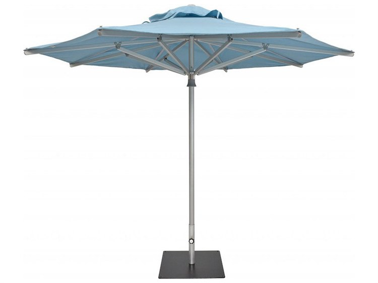Woodline Shade Solutions 8.9 Foot Round Easy Lift Umbrella