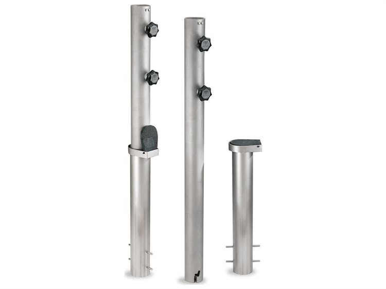 Woodline Shade Solutions Medium Deluxe Bayonet Inground Pole - 25' Foot Tube