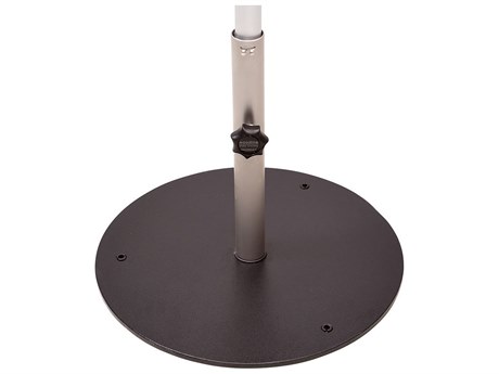 Woodline Shade Solutions 508mm Round Metal base + 32mm (1 1/4'') Stainless Steel tube
