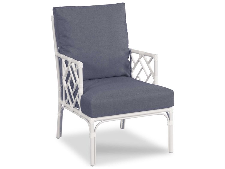 Woodbridge Outdoor Carlyle Cloud White Aluminum Cushion Lounge Chair
