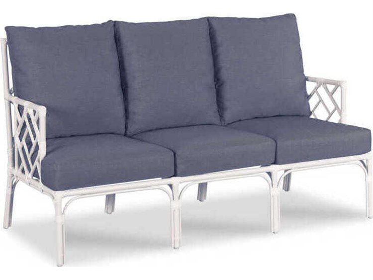 Woodbridge Outdoor Carlyle Cloud White Aluminum Cushion Loveseat