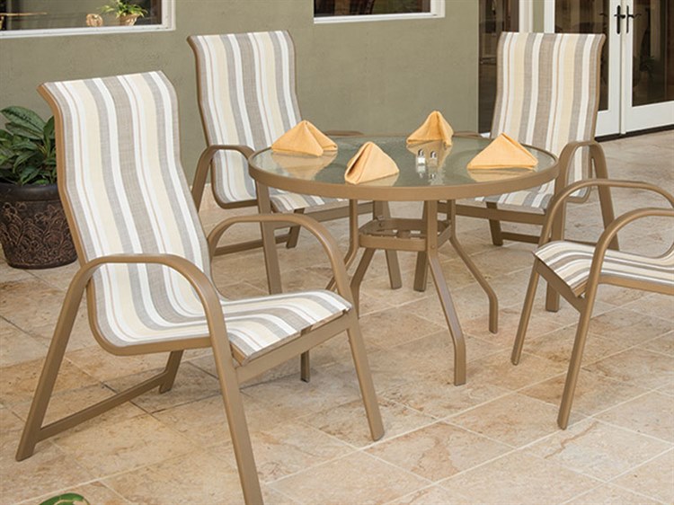 Windward Design Group Anna Maria Aluminum Patio Dining Set