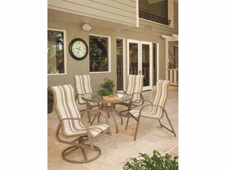 Windward Design Group Anna Maria Sling Aluminum Dining Set