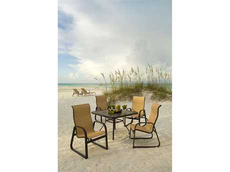 Windward Design Group Cabo Sling Aluminum Dining Set
