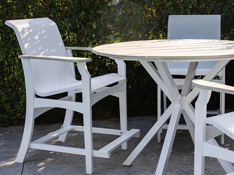 Windward Design Group Covina Sling Mgp Recycled Plastic Outdoor Dining Set