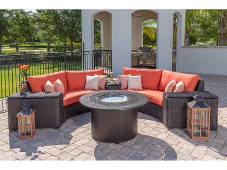 Windward Design Group Dakota Sectional Wicker Lounge Set