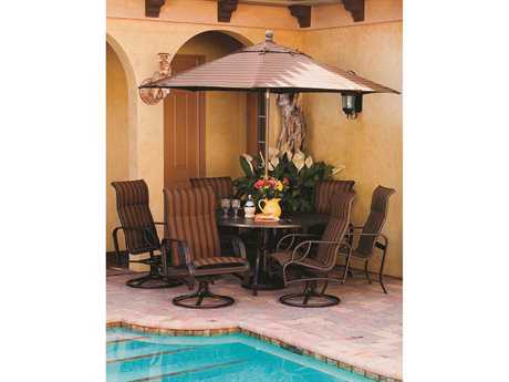 Windward Design Group Eclipse Sling Cast Aluminum Dining Set