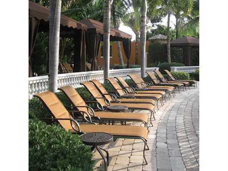 Windward Design Group Eclipse Sling Cast Aluminum Lounge Set