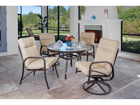Windward Design Group Island Bay Cushion Aluminum Dining Set