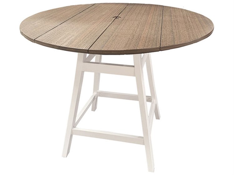 Windward Design Group Lexington MGP Round Outdoor Counter Table with Umbrella Hole