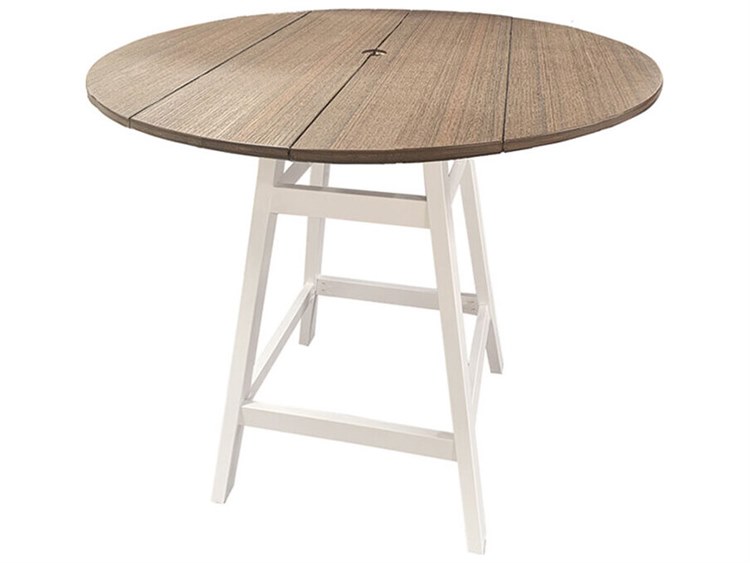 Windward Design Group Lexington MGP Round Outdoor Bar Table with Umbrella Hole