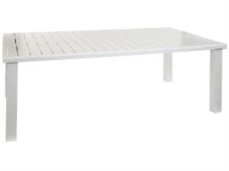 Windward Design Group Aspen Aluminum 36''Wide Square Dining Table w/ Umbrella Hole