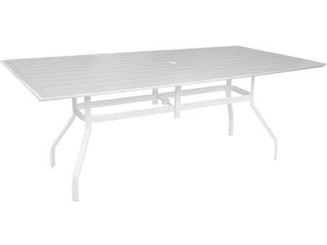 Windward Design Group Newport Mgp 76 x 42 Oval Dining Table with Umbrella Hole