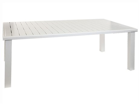 Windward Design Group Aspen Aluminum 84''W x 42''D Rectangular Dining Table