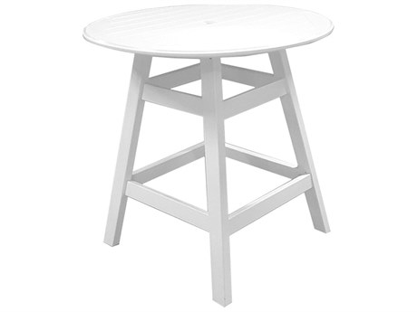 Windward Design Group Newport MGP 36''Wide Round Bar Table with Umbrella Hole