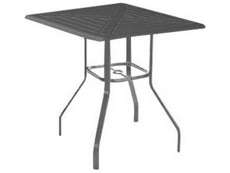 Windward Design Group Newport Mgp 48 Square Bar Table with Umbrella Hole