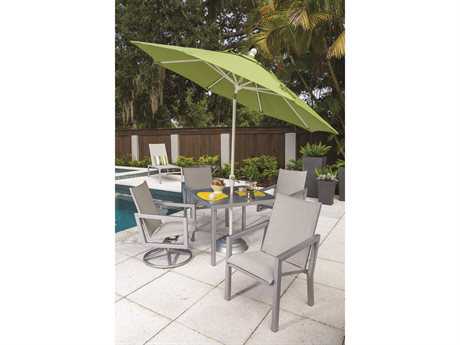 Windward Design Group Madrid Sling Aluminum Dining Set