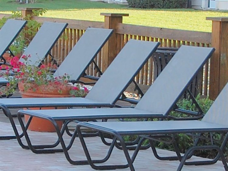 Windward Design Group Neptune Sling Aluminum Outdoor Patio Lounge Set