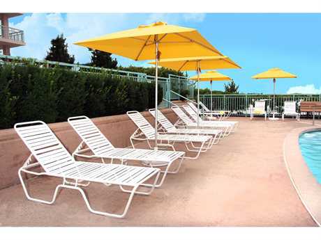 Windward Design Group Neptune Strap Aluminum Lounge Set