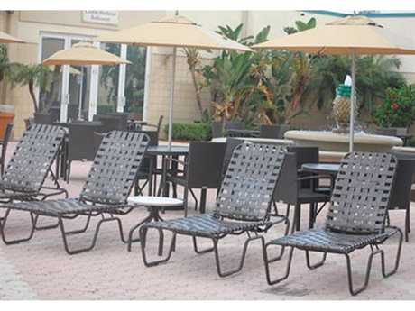 Windward Design Group Neptune Strap Aluminum Lounge Set