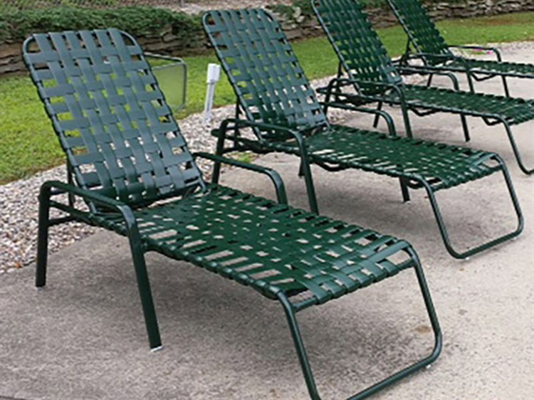 Windward Design Group Regatta Strap Aluminum Outdoor Lounge Set