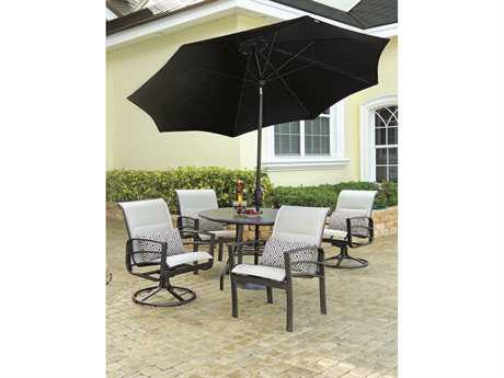 Windward Design Group Skyway Sling Aluminum Dining Set
