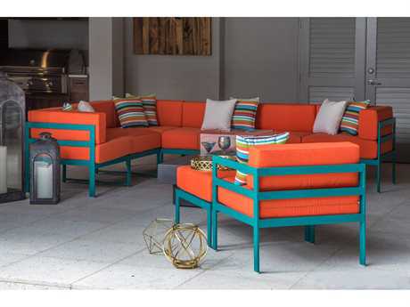 Windward Design Group South Beach Modular Aluminum Lounge Set