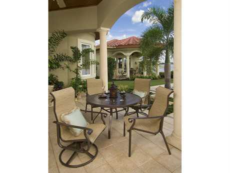Windward Design Group St. Croix Sling Aluminum Dining Set